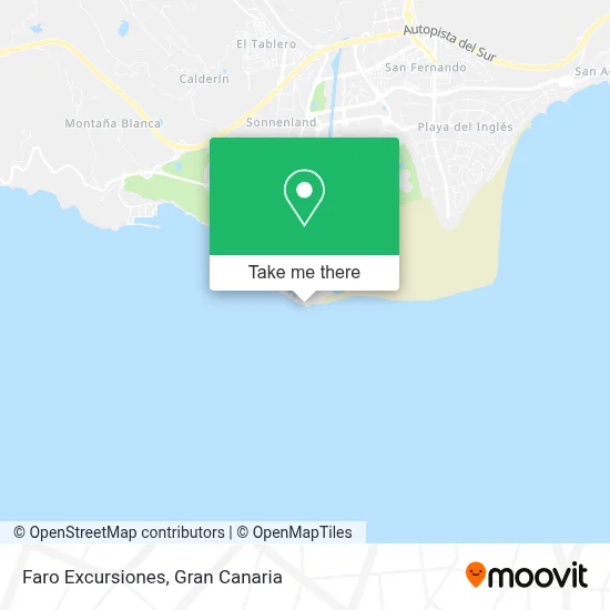 Faro Excursiones map
