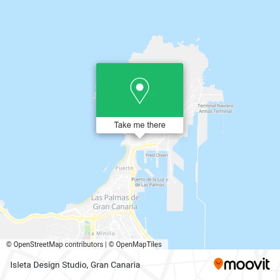 Isleta Design Studio map