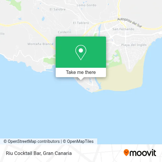 Riu Cocktail Bar map