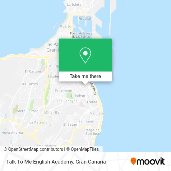 Talk To Me English Academy map