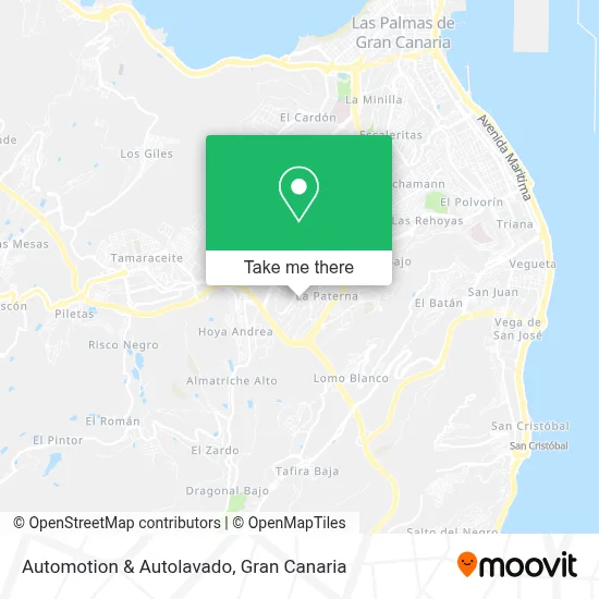 Automotion & Autolavado map