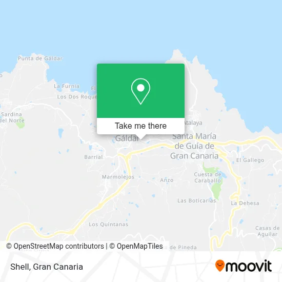 Shell map