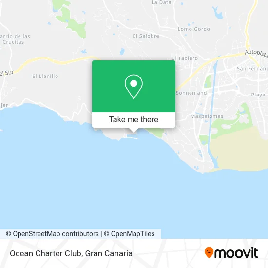 Ocean Charter Club map