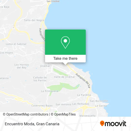 Encuentro Moda map