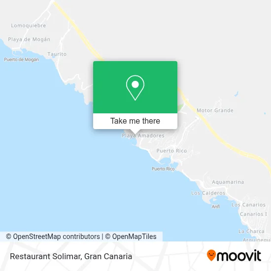 Restaurant Solimar map