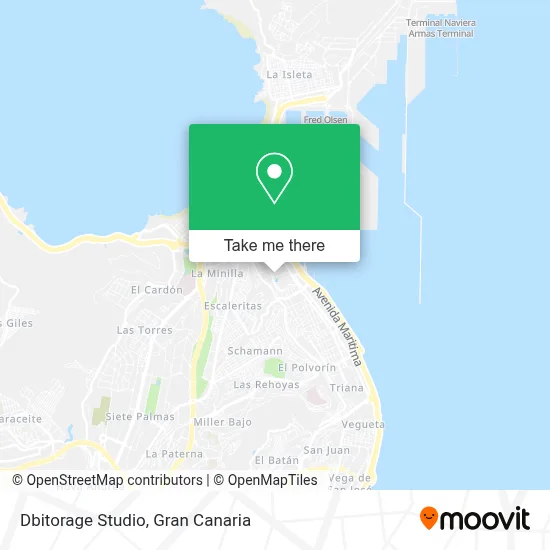 Dbitorage Studio map