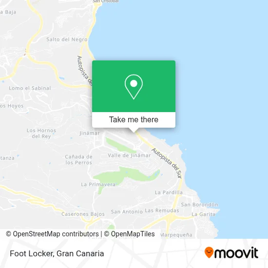 Foot Locker map