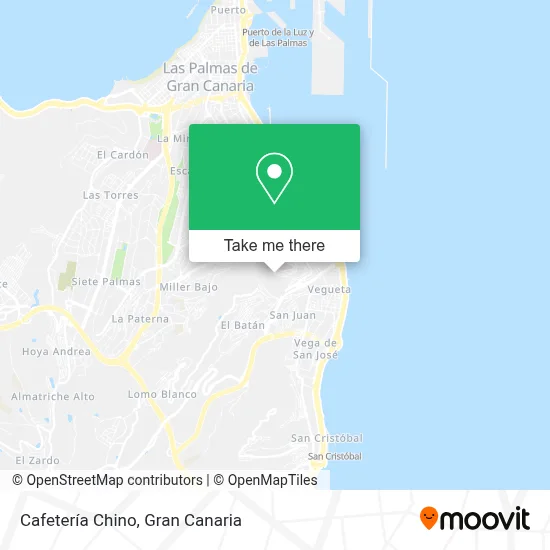 Cafetería Chino map