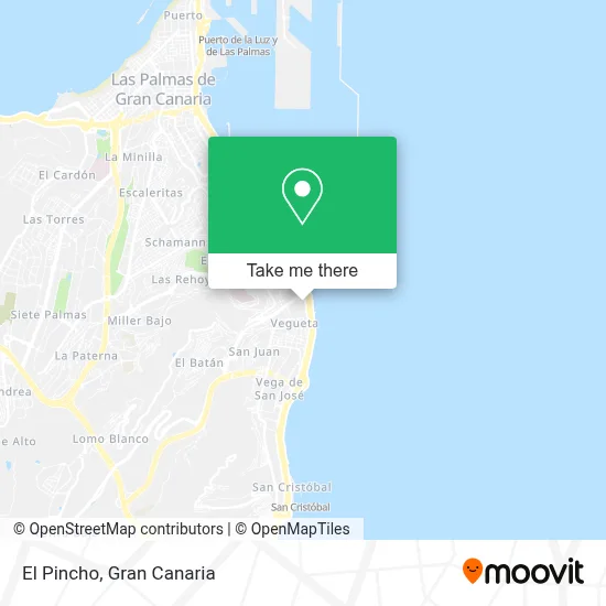 El Pincho map
