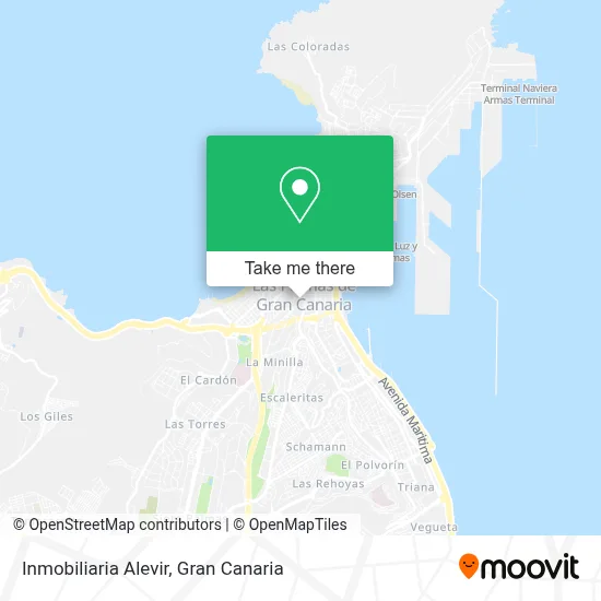Inmobiliaria Alevir map