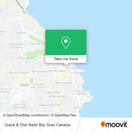 mapa Quick & Chic Nails Bar