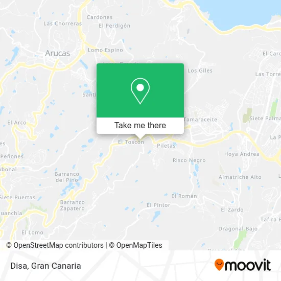 Disa map