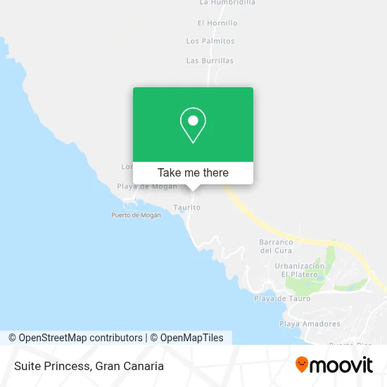 Suite Princess map