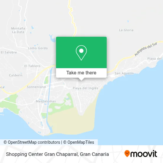 Shopping Center Gran Chaparral map