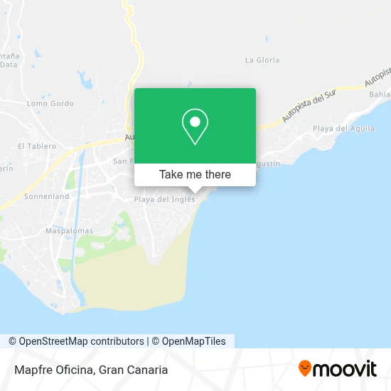 Mapfre Oficina map