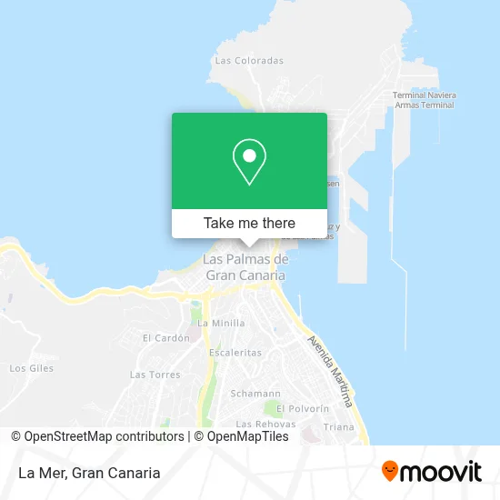 La Mer map