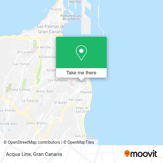 Acqua Line map