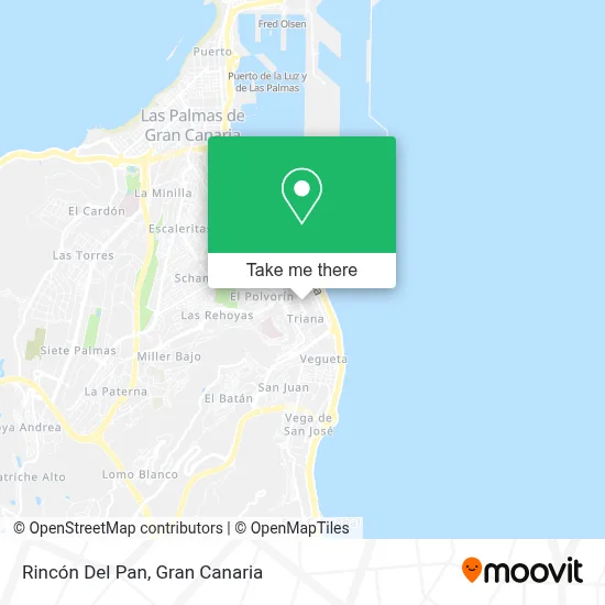 Rincón Del Pan map