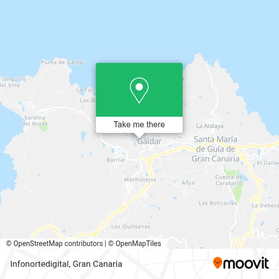 Infonortedigital map
