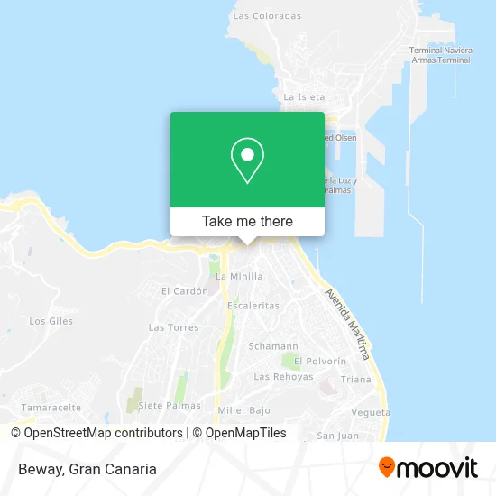 Beway map