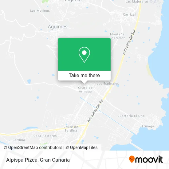 Alpispa Pizca map