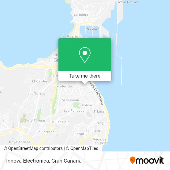 Innova Electronica map