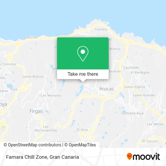 Famara Chill Zone map