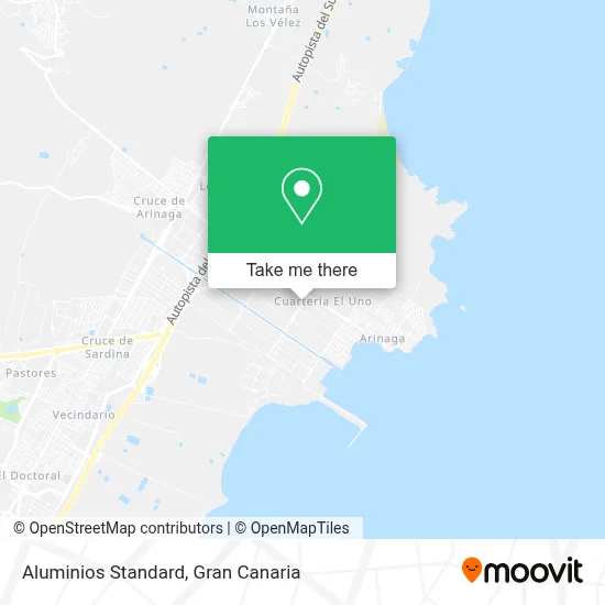 Aluminios Standard map