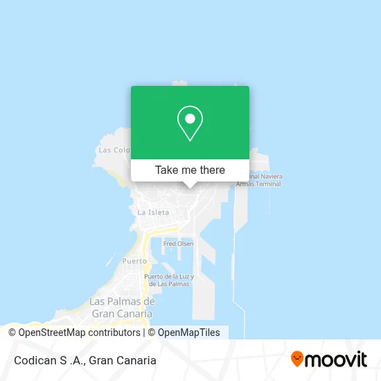 Codican S .A. map