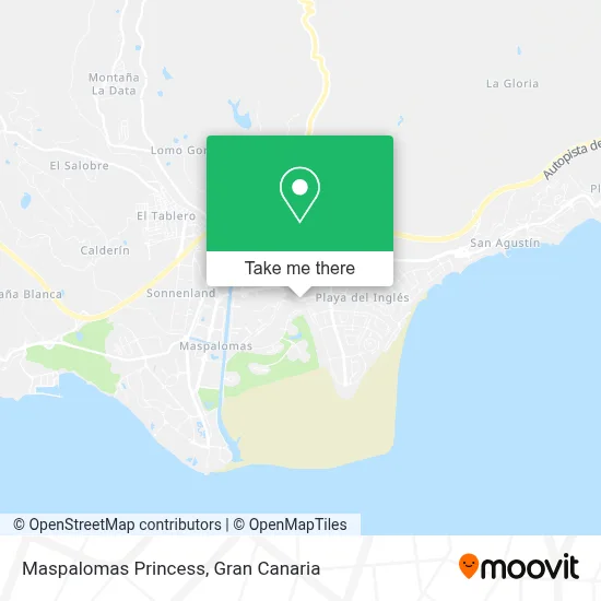 Maspalomas Princess map