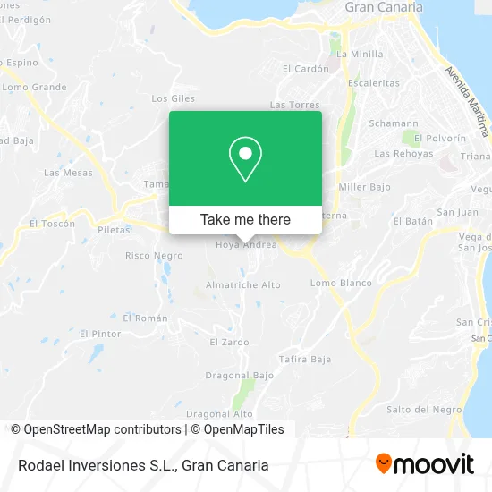 Rodael Inversiones S.L. map