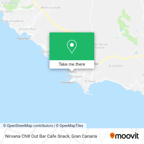 Nirvana Chill Out Bar Cafe Snack map