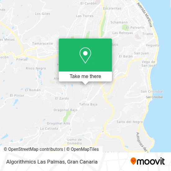 Algorithmics Las Palmas map