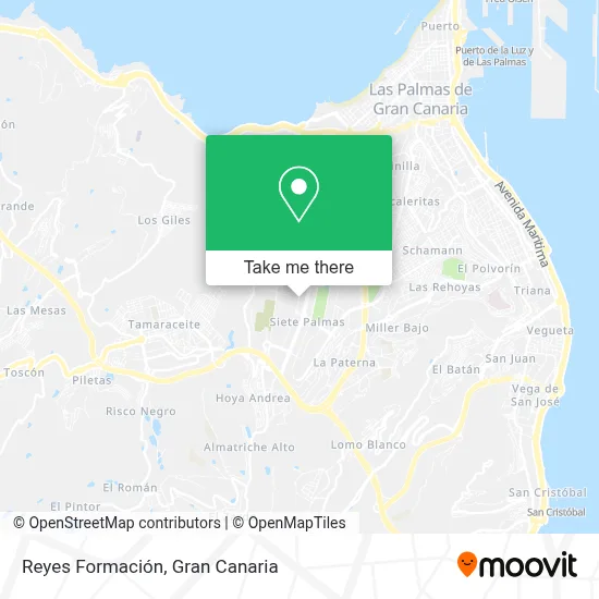 Reyes Formación map