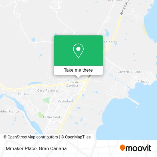 Mmaker Place map