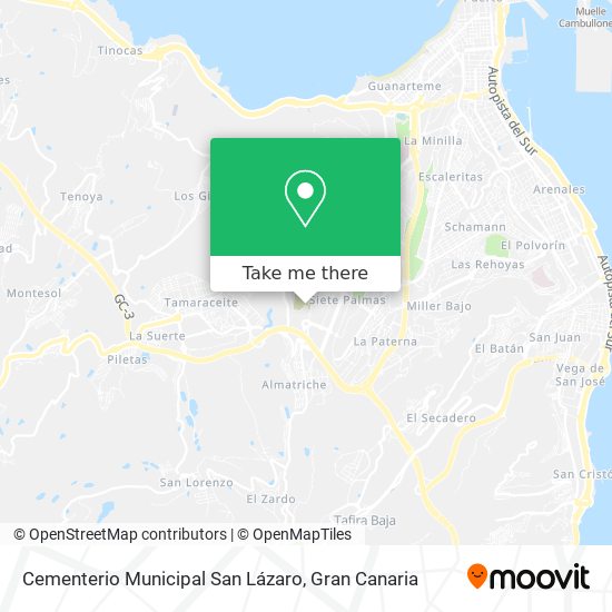 Cementerio Municipal San Lázaro map
