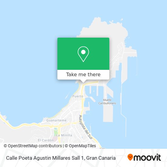 Calle Poeta Agustin Millares Sall 1 map
