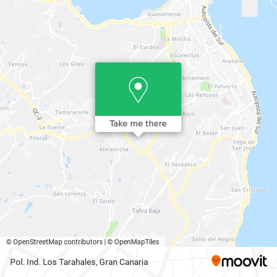 Pol. Ind. Los Tarahales map