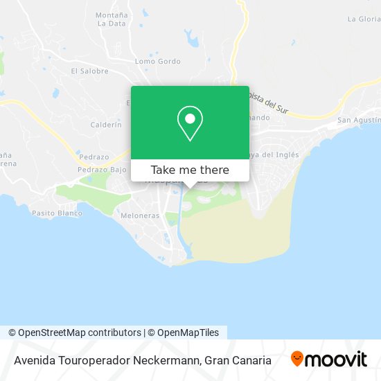 Avenida Touroperador Neckermann map