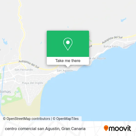 centro comercial san Agustin map
