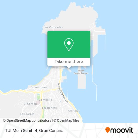 TUI Mein Schiff 4 map