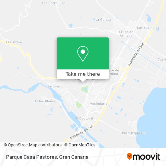 mapa Parque Casa Pastores