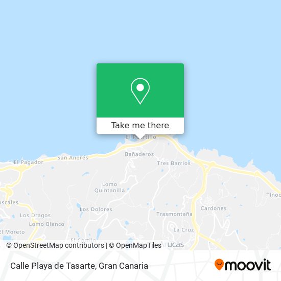 Calle Playa de Tasarte map