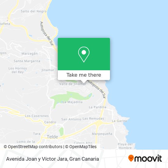 Avenida Joan y Víctor Jara map