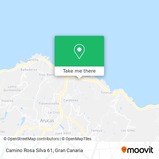 Camino Rosa Silva 61 map