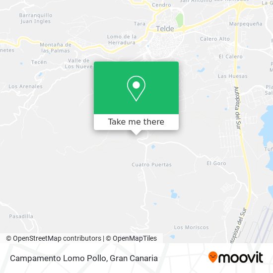 Campamento Lomo Pollo map