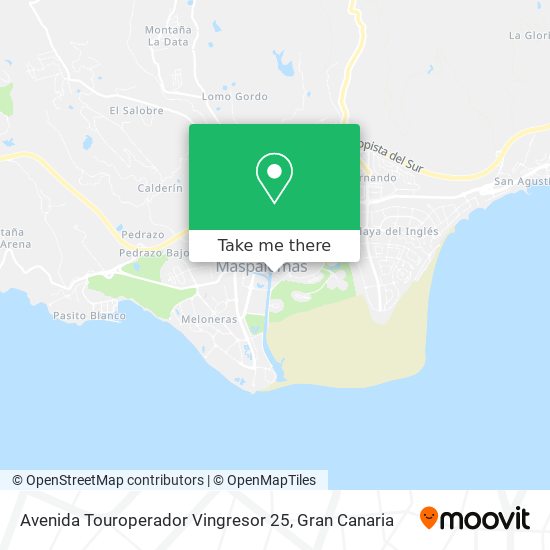 Avenida Touroperador Vingresor 25 map