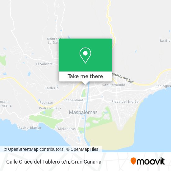 mapa Calle Cruce del Tablero s/n