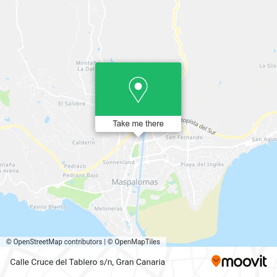 Calle Cruce del Tablero s/n map