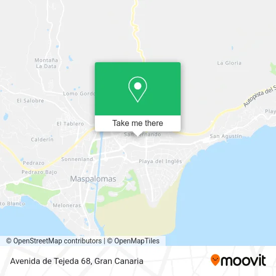Avenida de Tejeda 68 map